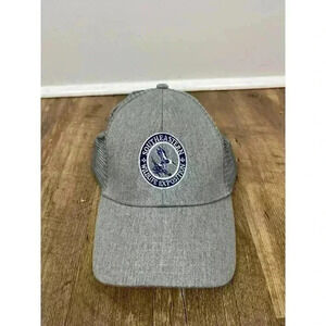 SIMMS Southeastern Wildlife Exposition Snapback Hat Gray Men's Trucker EUC